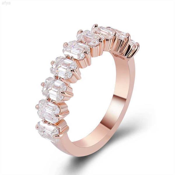 

10k 14k 18k real moissanite wedding engagement ring gold, Silver