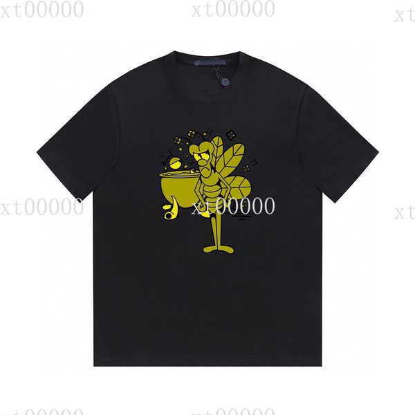 

22ss designer letter printed t shirts tee sweatshirt fashion high street short sleeves summer casual t-shirt breathable men women crew neck, Black;brown