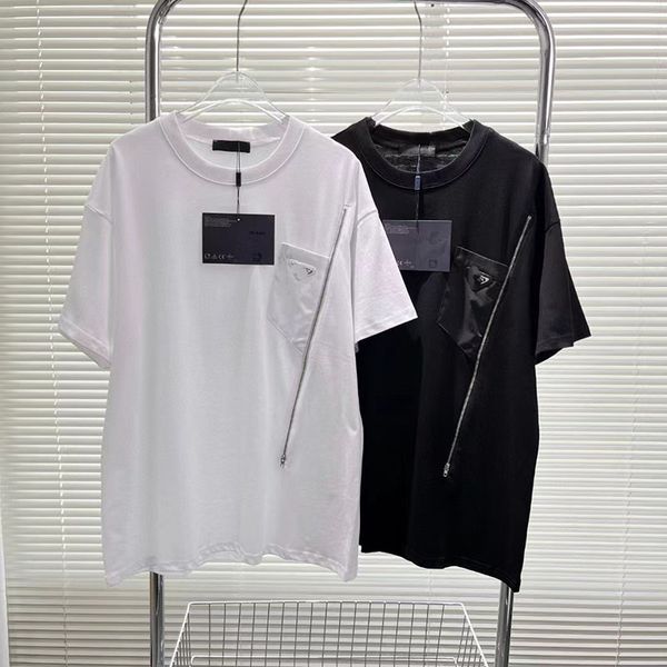 

designer men's t-shirt men's and women's casual letter short sleeves, luxury clothing street sleeves, s-xl;, White;black