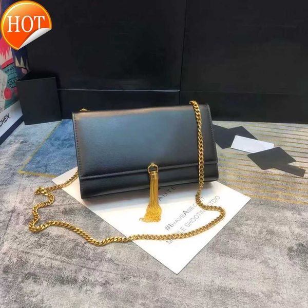 

designer bags brand1990 digner hand genuine leather tassel chain purse fashion clutch envelope shoulder bag cowhide luxury handbag factory d