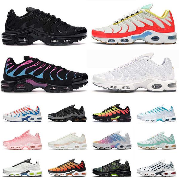 

with box worldwide tn plus running shoes tns men women sneakers miami vice triple black laser blue mens trainers sports outdoor size 36, Black;pink