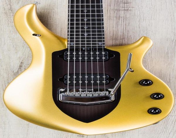 

custom ernie ball john petrucci majesty gold mine black center electric guitar tremolo bridge active pickups 9v battery box7141178