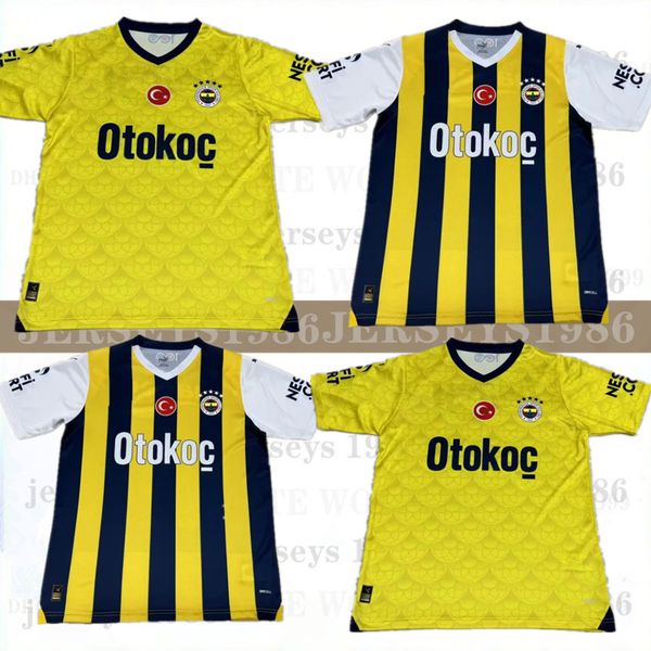 

dzeko fenerbahce soccer jerseys batshuayi kadioglu szalai culer kahveci rossi 2023 2024 sk retro uniforms 23 24 ozil 13 14 football shirts t, Black;yellow