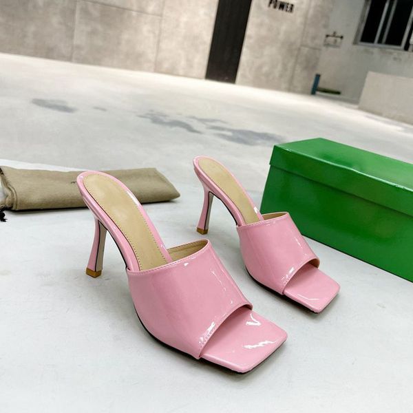 

designer bottegas sandals women platform heel slipper fashion letter flip flops comfortable lining leather luxury veneta sdgsdg, Black