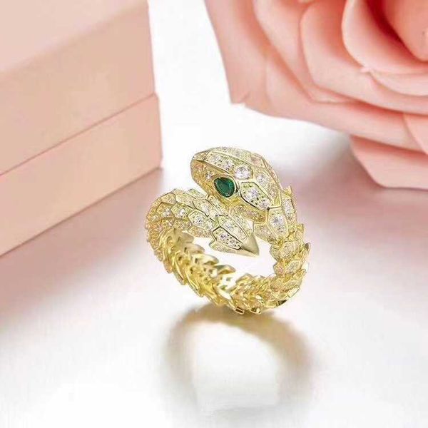 

original designer jxj. s925 sterling silver carti snake ring for female fashion light and luxury small exquisite ebpc