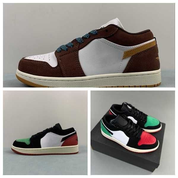 

basketball shoes running 1 low quai 54 white black university red men women gs brown sports us 4y-11 eur 36-45