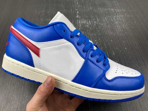 

shoes shoes handmade 1 retro low og 1s sport royal blue gym red sail