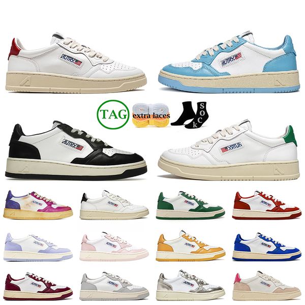 

dress shoes shoes fashion autry medalist action women designer shoe autries leather suede low platform sneakers usa upper two-tone panda low, Black