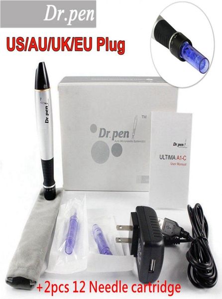 

a1c dr pen derma pen auto microneedle system adjustable needle lengths 025mm30mm electric dermapen stamp auto micro needle ro9384246
