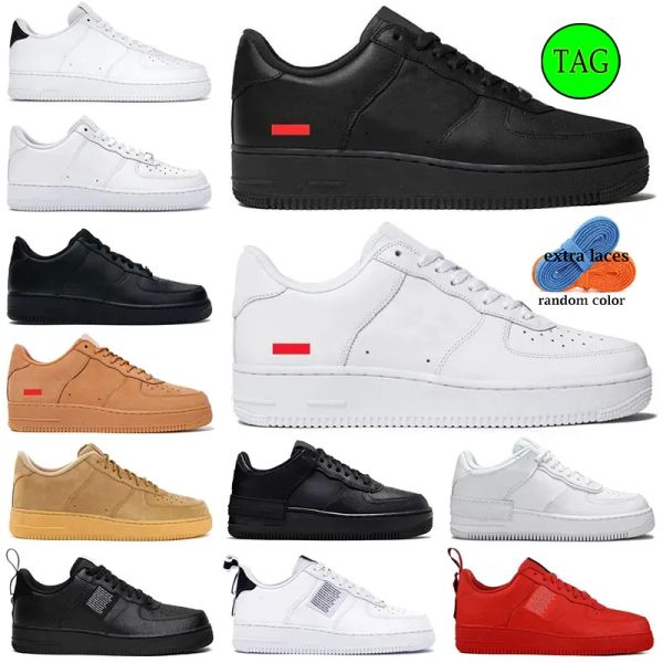 

low designer runing shoes 07 af one platform sneakers 1 shadow white black flax just orange utility red wheat classic af 1 mens trainers
