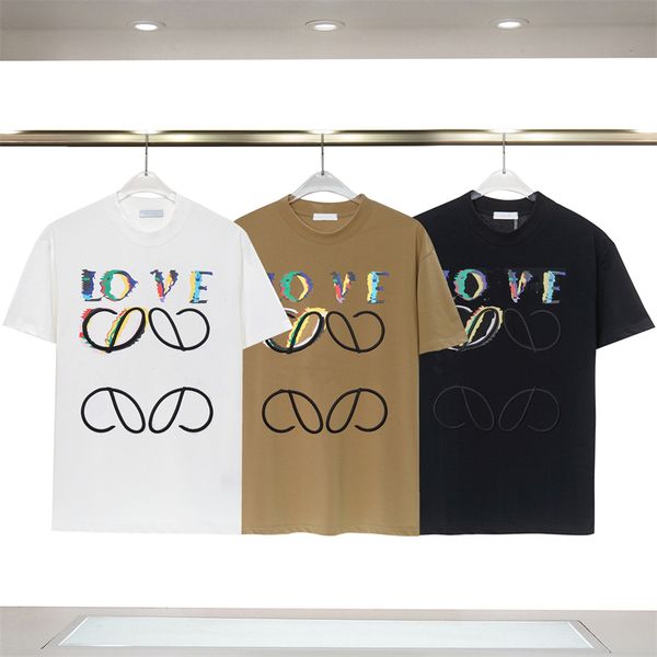 

spring summer men's t-shirts designer luxury women's classic letter printed pure cotton short sleeve casual cotton tshirt 4 color, White;black
