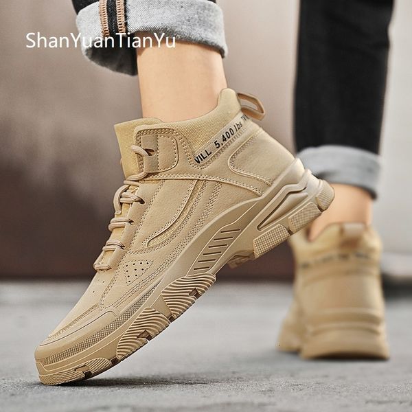 

dress shoes military tactical boots for men highoutdoor man sneaker fashion black hiking shoe antiskid zipper working for 230628