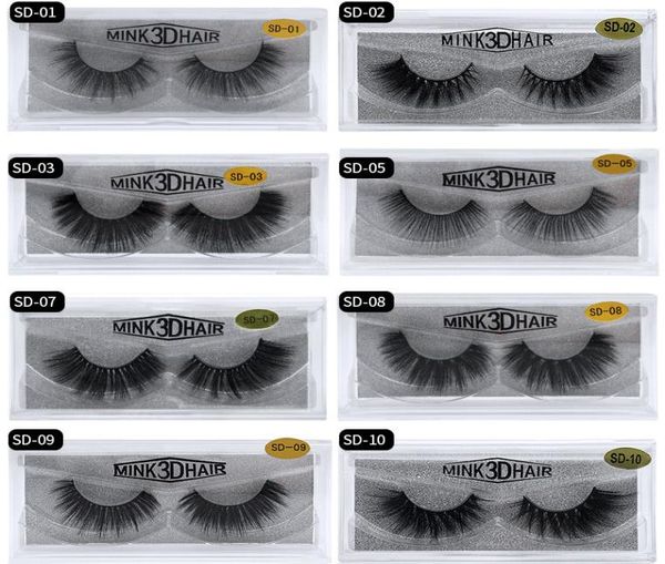 

3d mink eyelashes eye makeup mink false lashes soft natural thick fake eyelashes 3d eye lashes extension beauty tools 20 style7977544