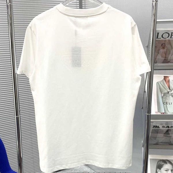 

summer mens t shirt cotton round neck tee shirt p designer t shirt men women classic 3d embossing short sleeved loose oversized t-shirt, White;black