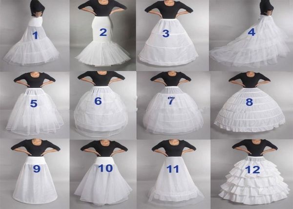 

sell many styles bridal wedding petticoat hoop crinoline prom underskirt fancy skirt slip2699438, White
