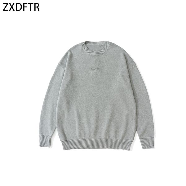 

men's tshirts zxdftr 7th autumn winter casual high street hiphop comfortable warm pullover sweater 230628, White;black