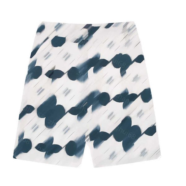 

23ss sports shorts designer shorts summer shorts mens shorts watercolor splashy ink four-leaf clover wash water five-cent shorts xs- men cl, White;black
