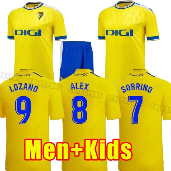 

23 24 cadiz soccer jerseys cf home away alex negredo a.espino osmajic lozano a.perea 2023 2024 camiseta de futbol mabil zaldua football men, Black;yellow