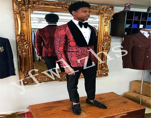 

handsome groom tuxedos one button groomsmen shawl lapel man039s suits weddingpromdinner man blazer jacket pants tie k85118848877, Black;gray