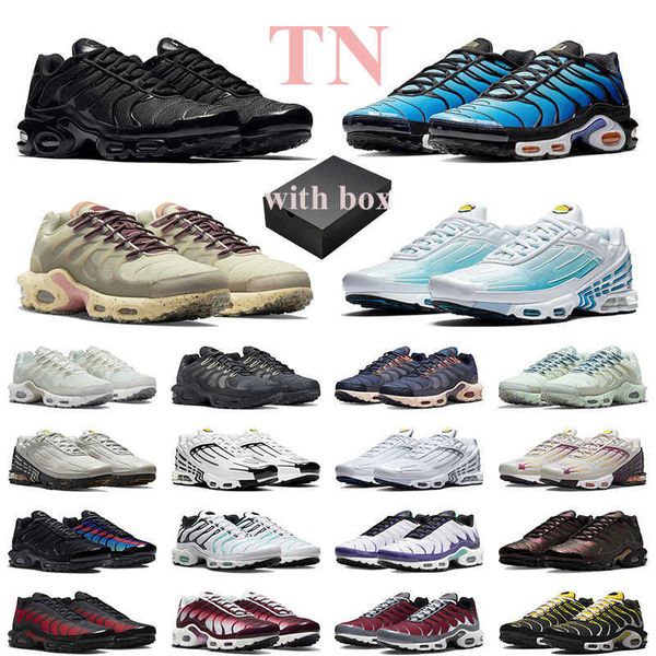 

og box tn running shoes for men women tns terrascape plus 3 copper triple black white laser blue unc burgundy hyper jade tropical twist mens
