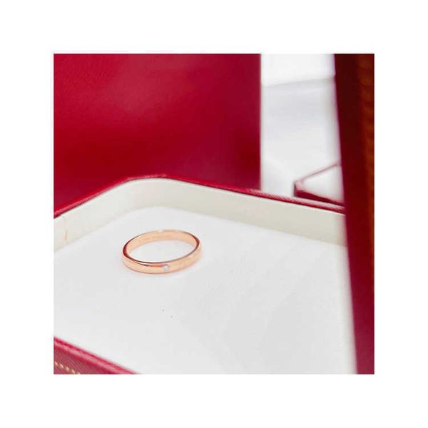 

designer new 925 sterling silver couple letter ring single diamond pair fashion versatile daily style personalized ins carti b550 e5k2