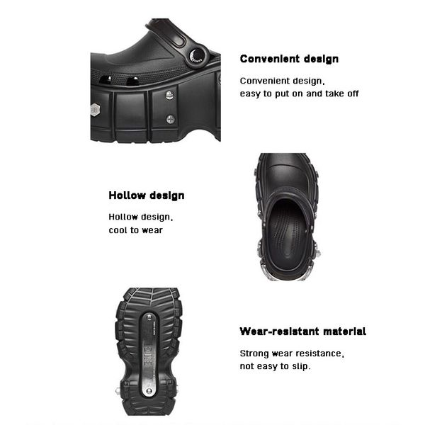 

2023 men and women platform fashion sandals slippers designer, Black
