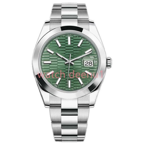 

mechanical automatic men's watch 41mm 904l stainless steel silver/gold/rose gold swimming design classic sapphire luminous business wat, Slivery;golden
