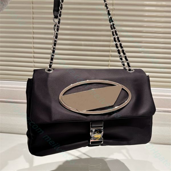 

women fashion bags designers chain shoulder messenger bag black handbags totes bags fashion metal decoration cross body bags cosmetic bags