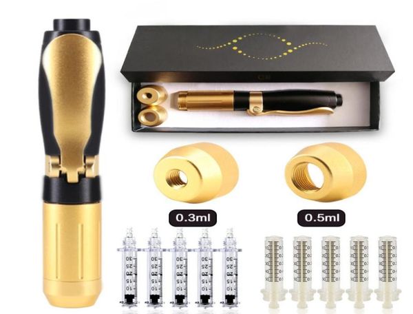 

2in 1 hyaluron pen with two heads for anti wrinkle lip lifting noneedle mesotherapy device atomizer injector beauty equipment6210857