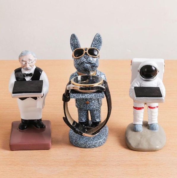 

watch boxes cases resin stand individuality old housekeeper storage case fashion display jewelry gift organizer8470829, Black;blue