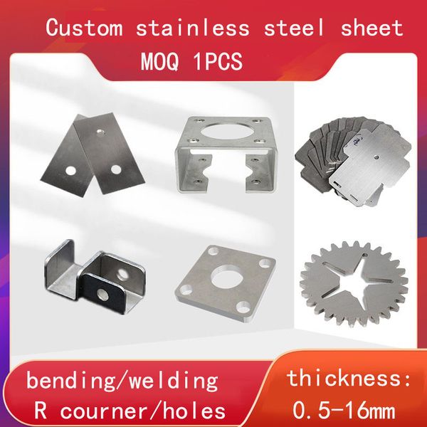 

stainless steel square sheet 400*400mm(15.75") 450*450mm (17.72") thick 1.2mm metal surface for building machine parts
