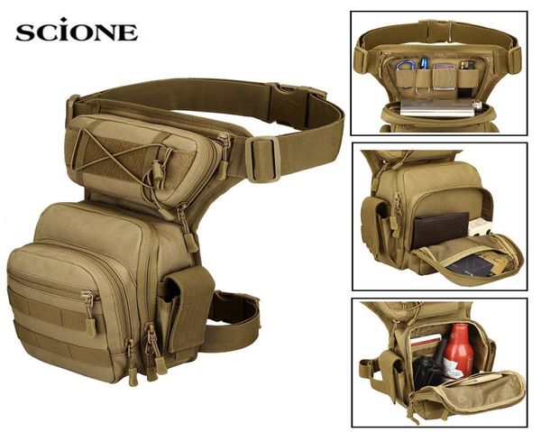

men leg bag thigh bag utility belt waist pack pouch adjustable hiking male waist hip motorcycle bags sport outdoor 2021 xa936waa9073990