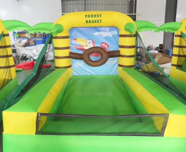 

deliver outdoor activities 4 in 1 inflatable game commercial carnival rental sport games for kids jungle sports toys7402476