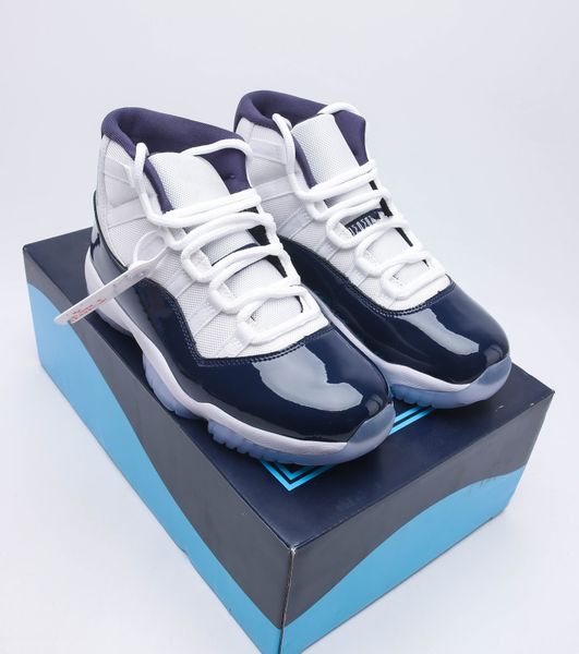 

win like designer basketball shoes mens jumpman 11s high middle midnight navy dark blue men outdoor trainers sports sneakers fast delivery w