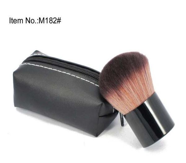 

20 pcs good quality lowest selling good makeup new products 182 powder blush brush with leather bag 2903659
