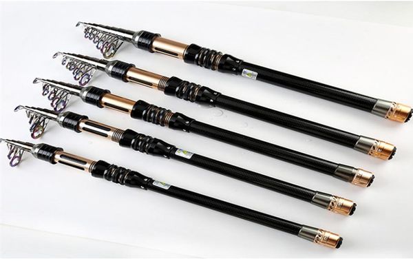 

rompin carbon 18m 21m 24m 27m 30m portable telescopic fishing rod spinning carp feeder fish hand fishing tackle sea rod8947094