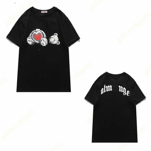 

2022 mens t shirts designer tshirts alphabet graffiti shirt interstellar planet print clothes decapitated bear graphic tee t-shirt oversized, White;black