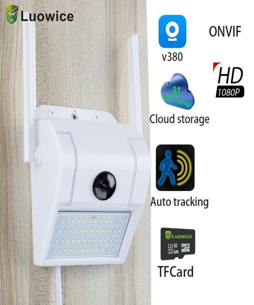 

wifi 1080p ip camera wireless surveillance cameras outdoor wall light webcam network security cam pir motion detection sensor3792834