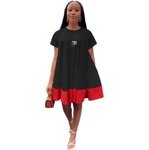 

designer women's printing dresses fashion panelled dress womens casual sleeveless long-skirts vintage blouse long-skirt lady outwears, Black;gray