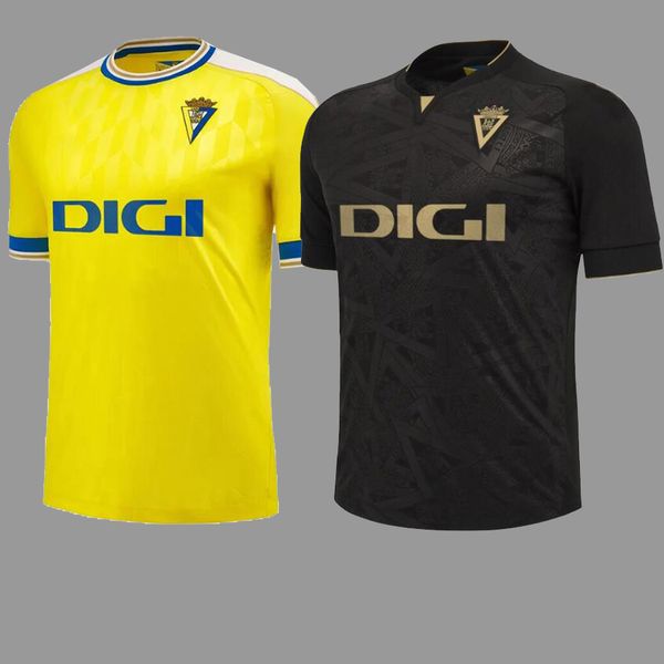 

23 24 camisetas cadiz soccer jerseys kids kit futbol 2023 2024 football shirt home away training player version sobrino alex lozano t.bongon, Black;yellow