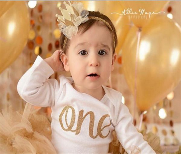

12 colors baby headbands flower pearl crown headbands for girls kids lace headwrap children party hair accessories birthday crowns4385171, Slivery;white