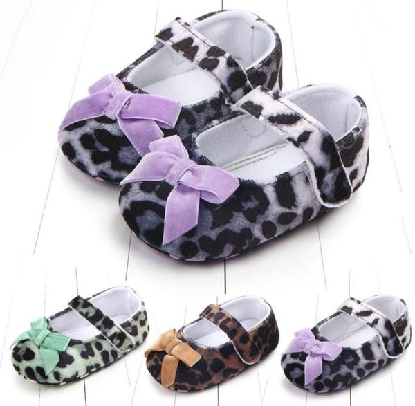 

newborn baby girl shoes first walkers leopard printed butterfly bowknot princess nonslip soft sole infant child toddler shoes 011577864