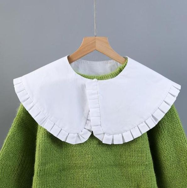

bow ties women shirt fake collar shawl wrap female blouse detachable tie necklace sweater decorative7161116, Black;gray