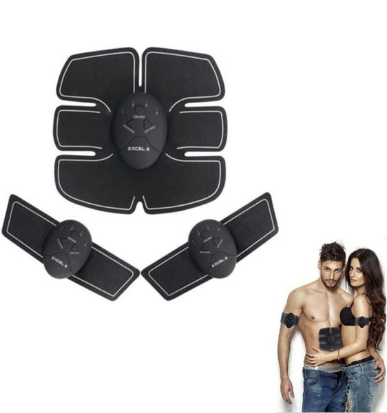 

electric ems muscle stimulator abs abdominal muscle toner body fitness shaping massage patch siliming trainer exerciser unisex8811442