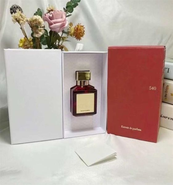 

baccarat perfume 70ml maison bacarat rouge 540 724 extrait eau de parfum paris fragrance man woman cologne spray long lasting smel9333298