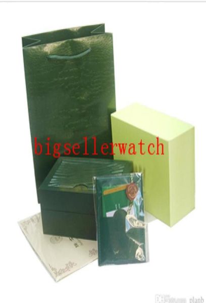 

luxury watch green original box papers gift watches boxes leather bag card 08kg for watch box2707059, Black;blue