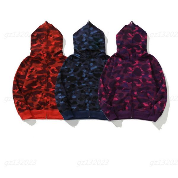 

mens designer hoodie bepa camo plus size camouflage ape head double cap zipper sweatshirt hoodie jacket designers hoodies for men, Black