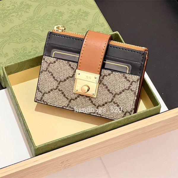 

women's mini wallets sheepskin classic zipper card holder coin purses genuine leather come with box #259, Red;black