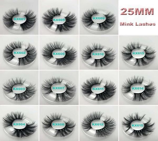 

15 styles 25mm 6d mink false eyelashes soft natural long thick cross handmade false eyelashes 6d mink lashes extension eyelash9135426