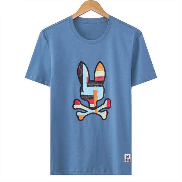 

shirts designer luxury psychos brand bunnys t shirt loose and wrinkle resistant 100% cotton short sleeve summer fashion t-shirt casual versa, White;black